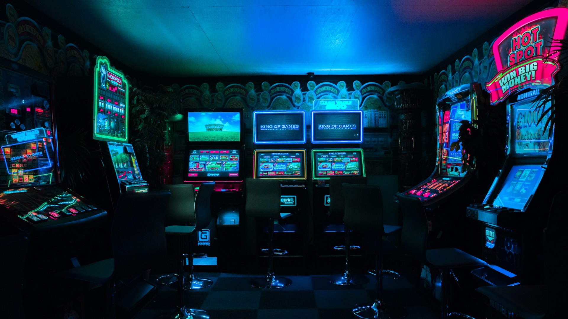 The CyberReactorHub gaming arena floor in Surry Hills
